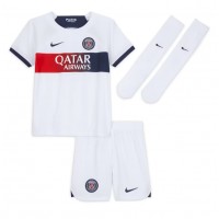 Camisa de time de futebol Paris Saint-Germain Kylian Mbappe #7 Replicas 2º Equipamento Infantil 2023-24 Manga Curta (+ Calças curtas)